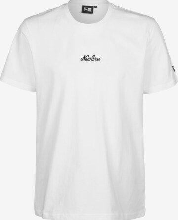 NEW ERA Shirt ' Essential Script ' in Weiß: predná strana