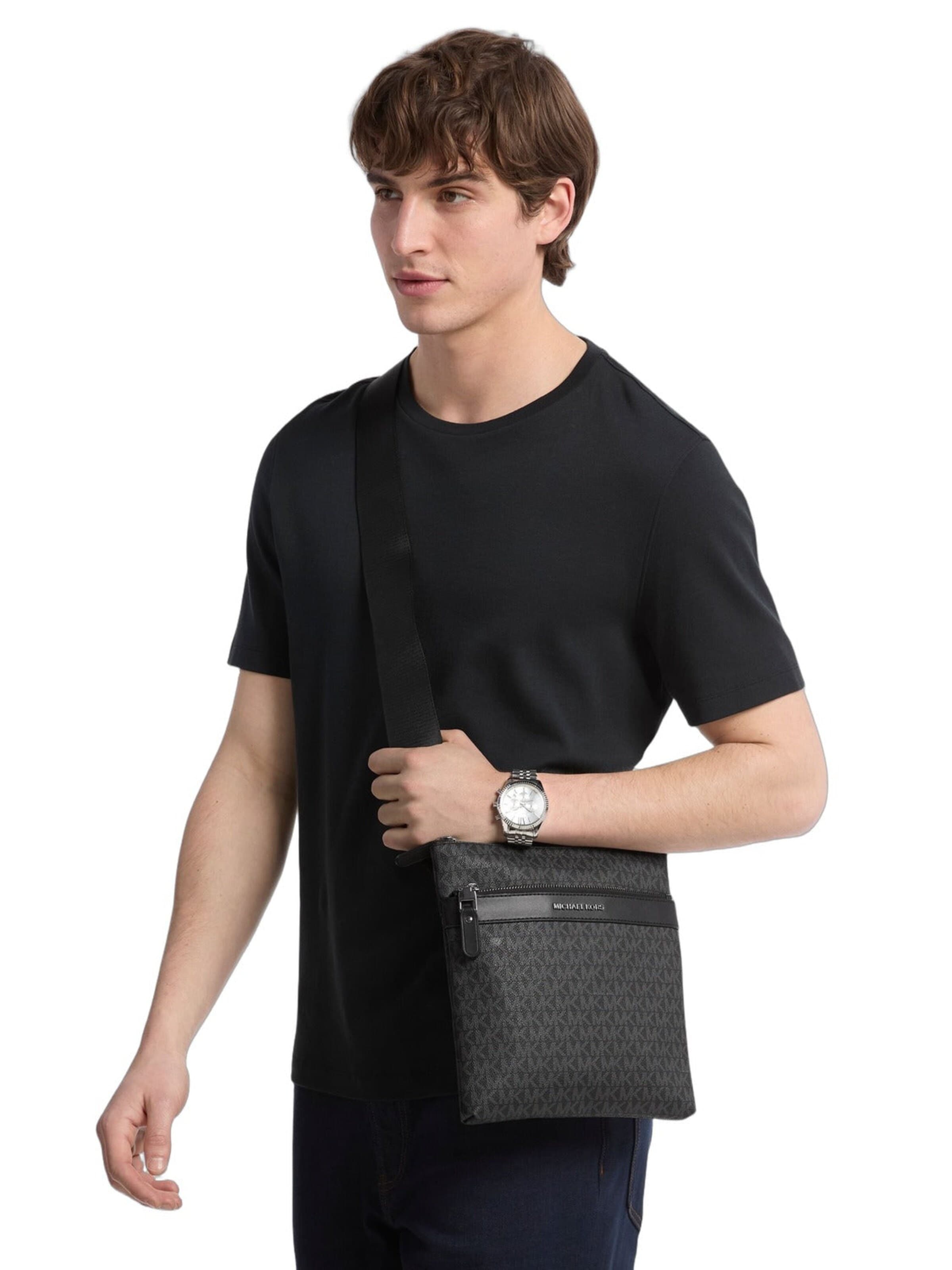 MICHAEL Michael Kors Crossbody Bag 'Hudson' in Black