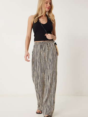 Happiness İstanbul Wide Leg Bukser i sort