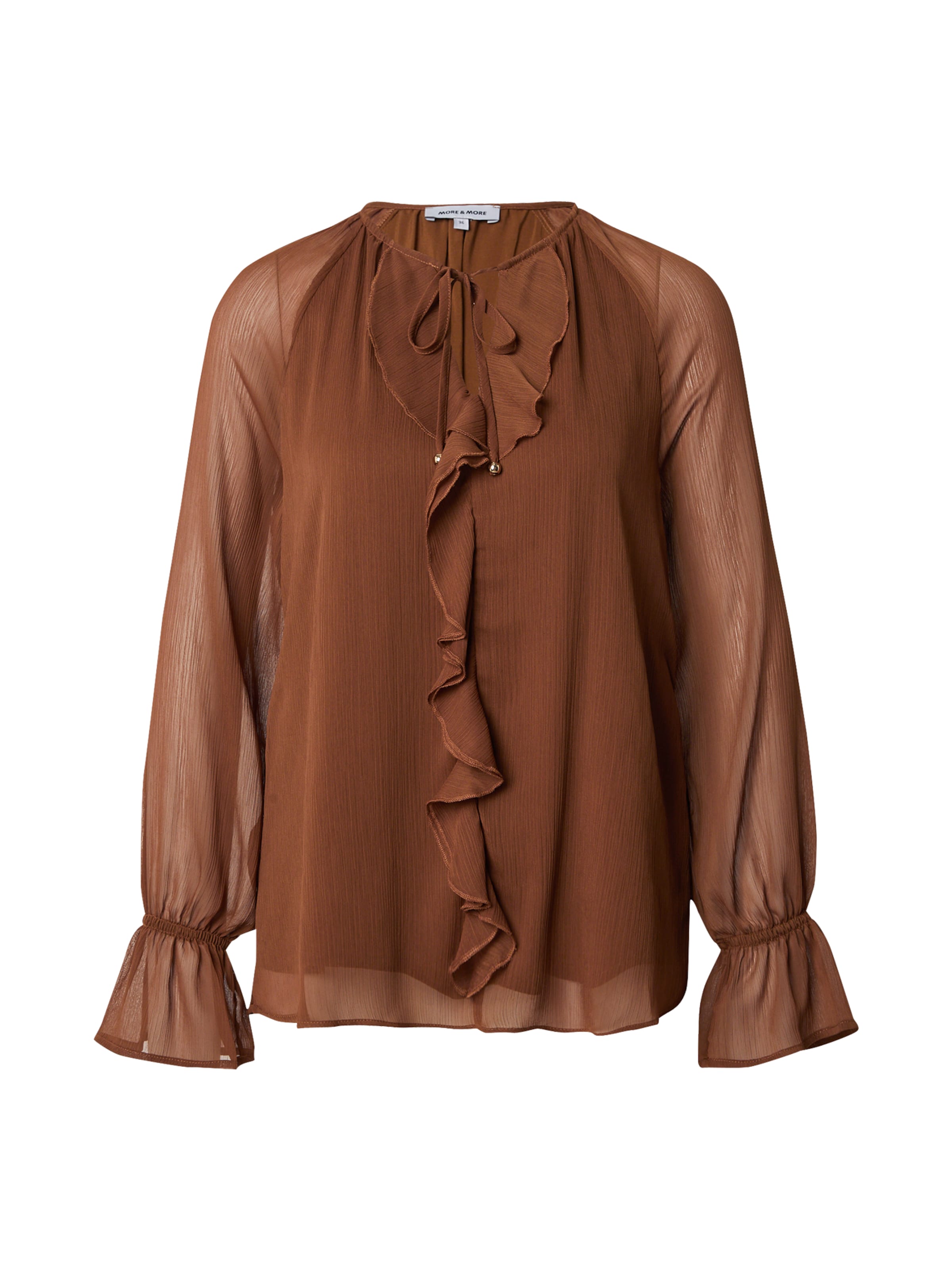 MORE & MORE - Blusa en marrón: frente