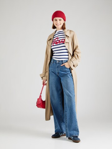 T-shirt 'BEAU' Key Largo en bleu