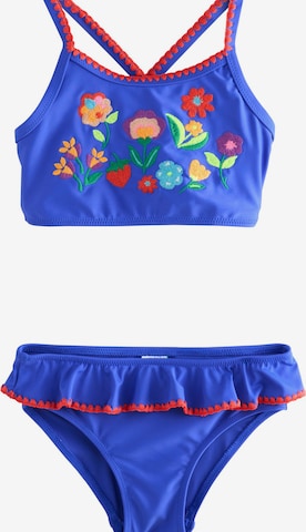 Next Bustier Bikini värissä sininen: etupuoli