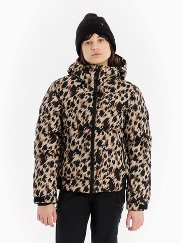 PROTEST Athletic Jacket 'PRTSolina JR' in Brown