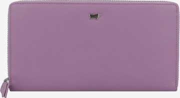 Braun Büffel Wallet 'Joy' in Purple: front