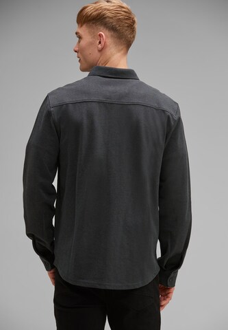 Street One MEN Regular fit Button Up Shirt in Grey