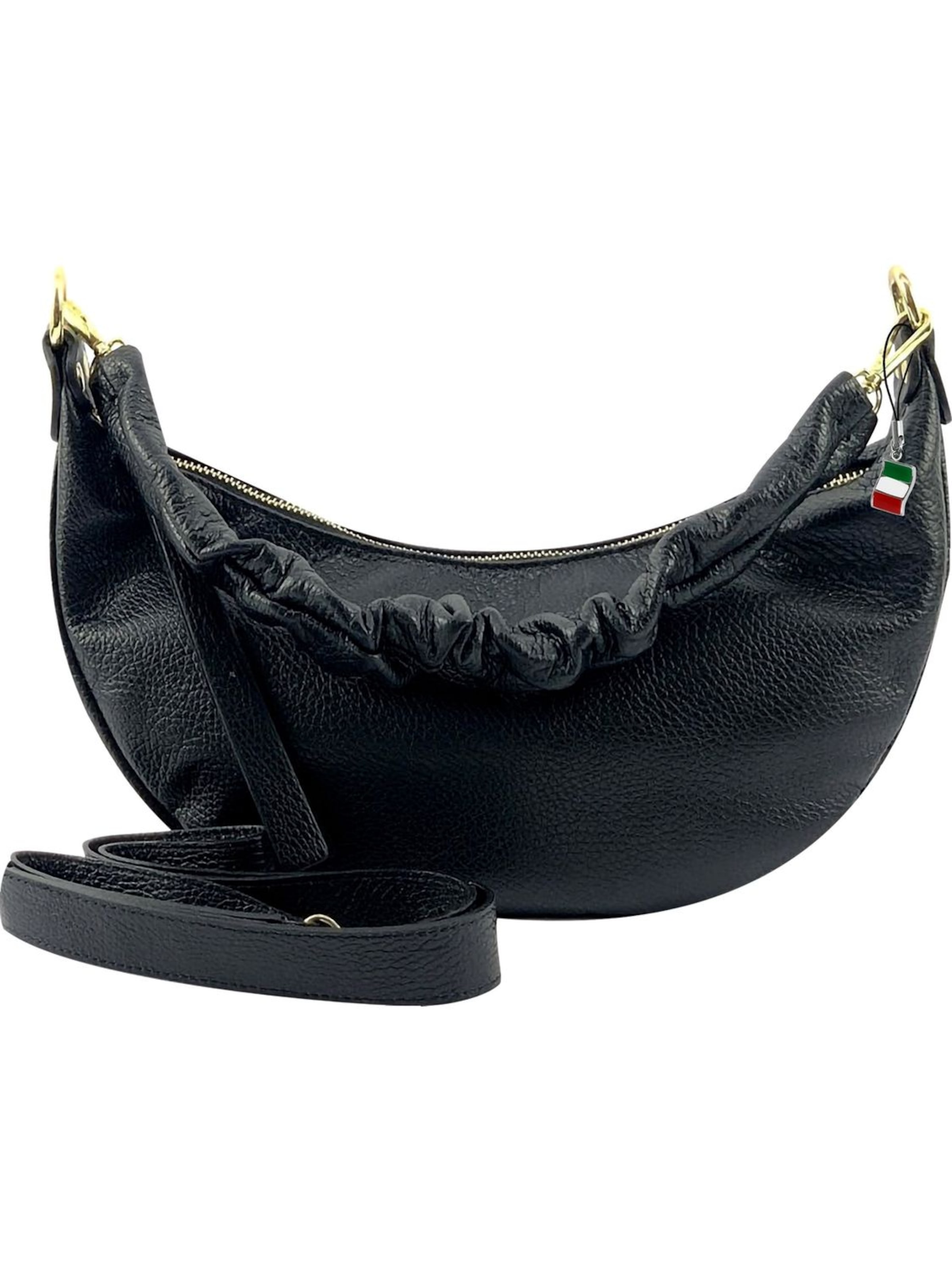 Florence Shoulder Bag in Black: front