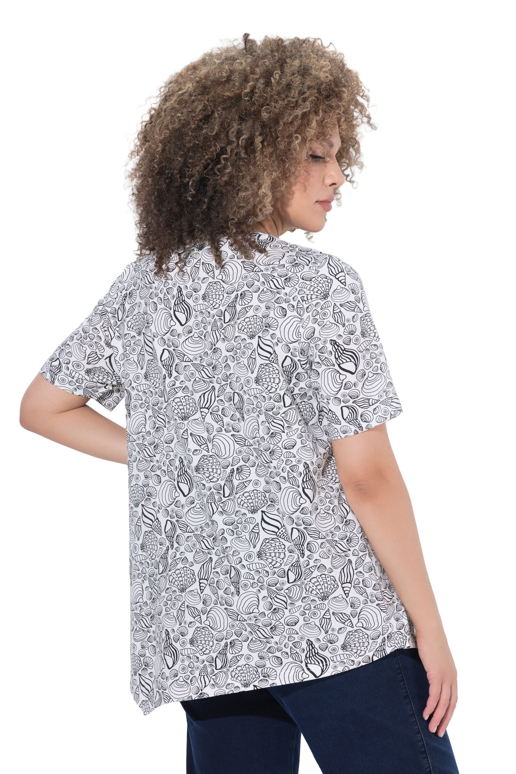 Ulla Popken Shirt in Schwarz