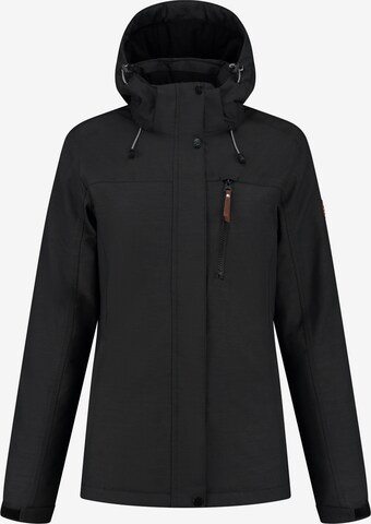 Travelin Between-Season Jacket in Black: front