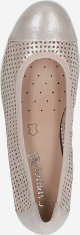 Ballerines CAPRICE en or