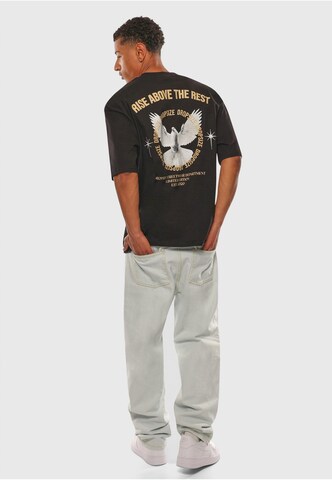Dropsize T-Shirt 'Rise Above' in Schwarz