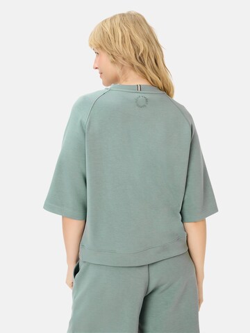 CAMEL ACTIVE Sweatshirt mit Rundhalsausschnitt in Grün