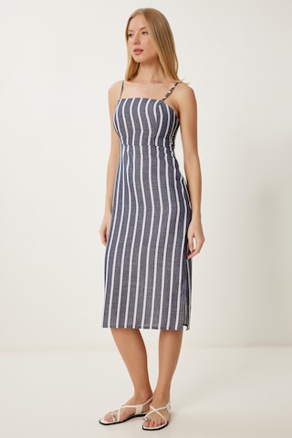 Happiness İstanbul Letní šaty – modrá