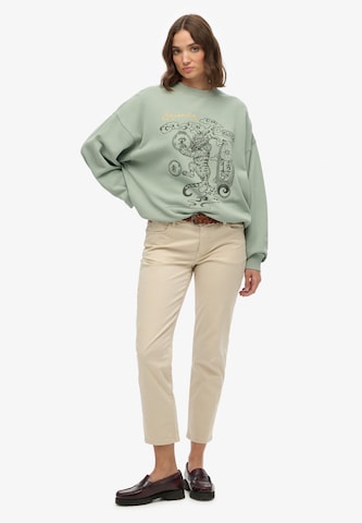 Sweat-shirt 'Tokyo Narrative' Superdry en vert