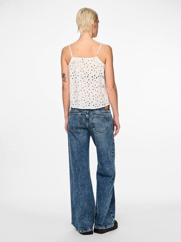 PIECES Top 'WENDY' in White