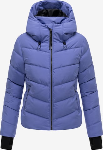 Veste d’hiver MARIKOO en violet : devant