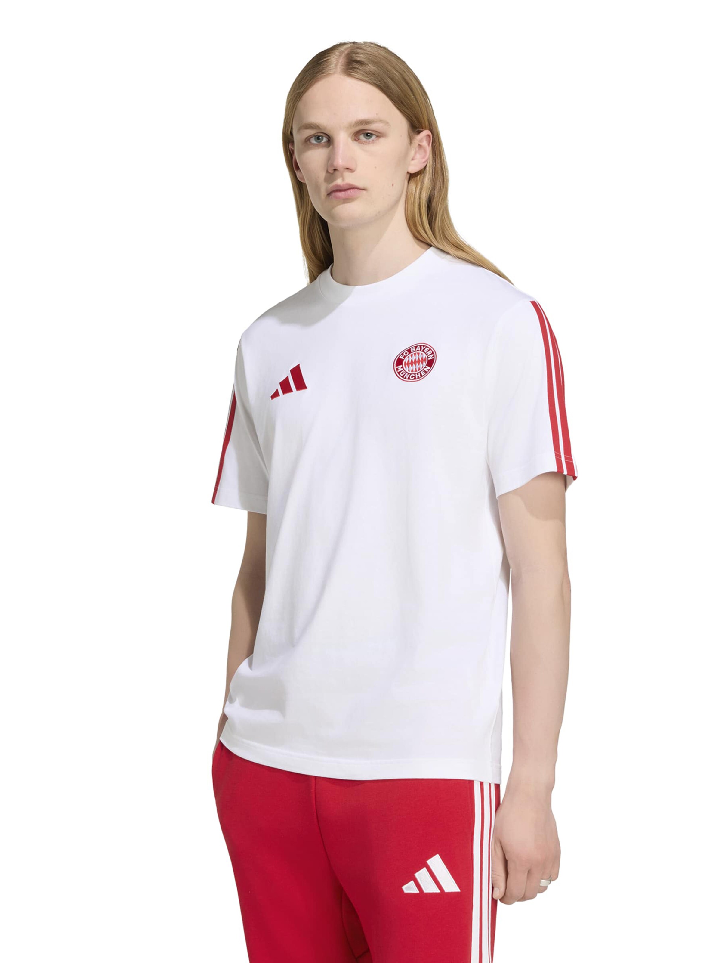 ADIDAS PERFORMANCE Функциональная футболка 'FCB DNA' в Белый: спереди