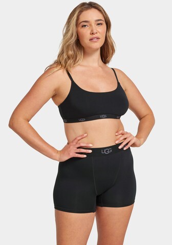 UGG Bralette Bra in Black: front