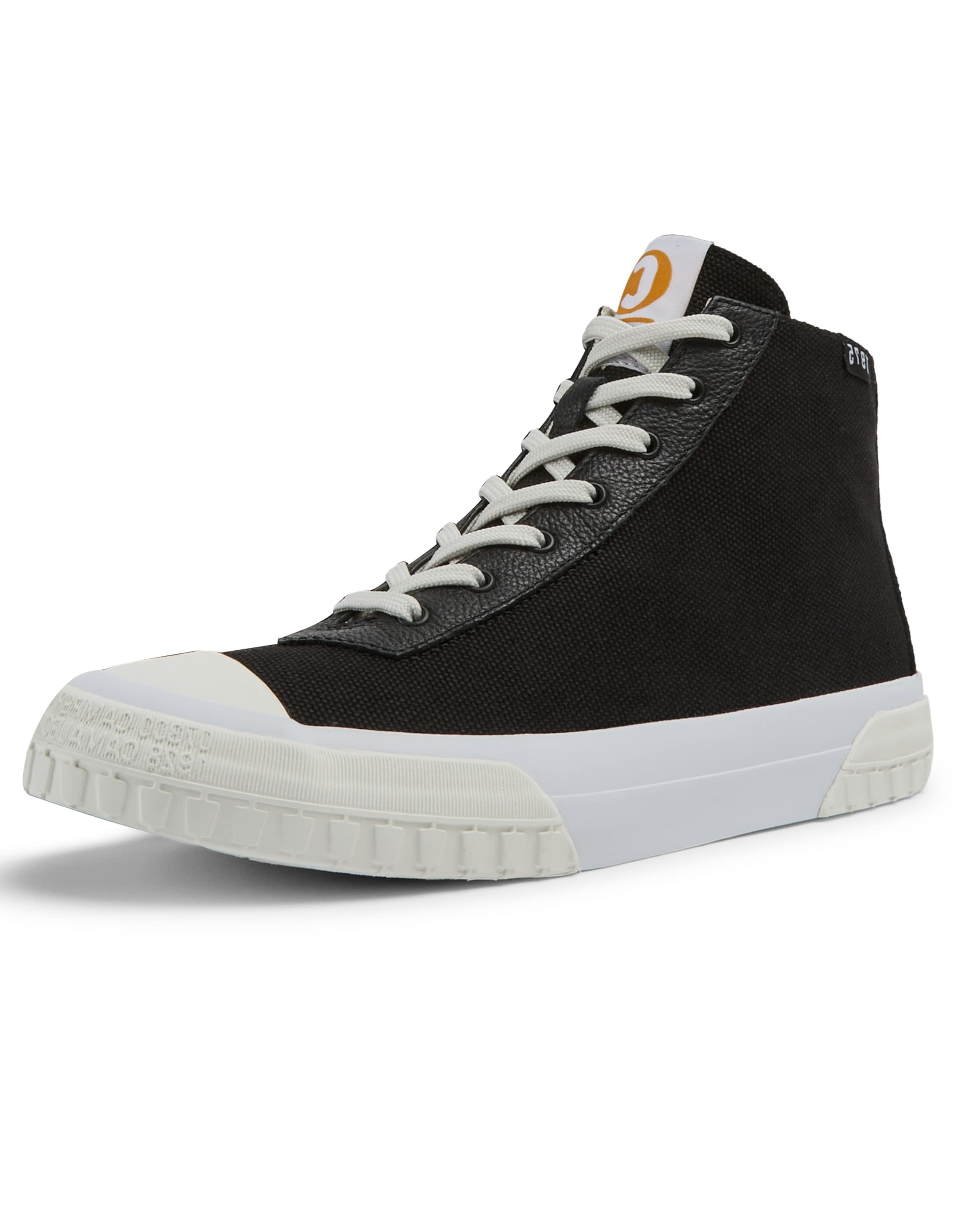Sneaker alta 'Camaleon 1975' di CAMPER in nero: frontale