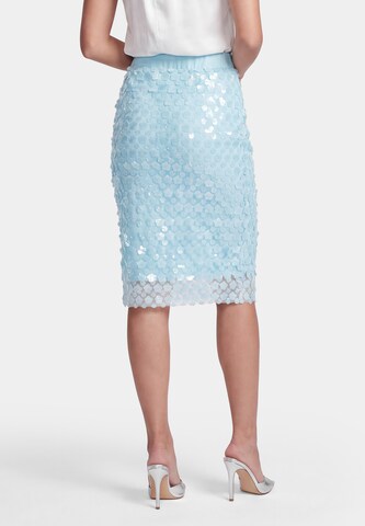Jupe faina en bleu