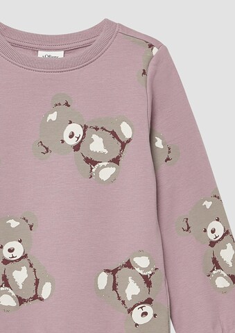 Sweat-shirt s.Oliver en rose