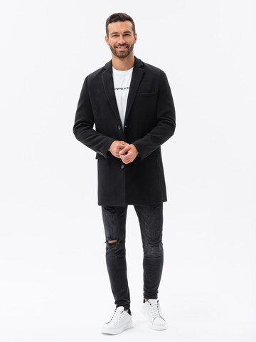 Ombre Between-Seasons Coat 'C432' in Black