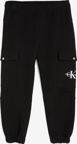 Calvin Klein Jeans Regular Broek in Zwart: voorkant