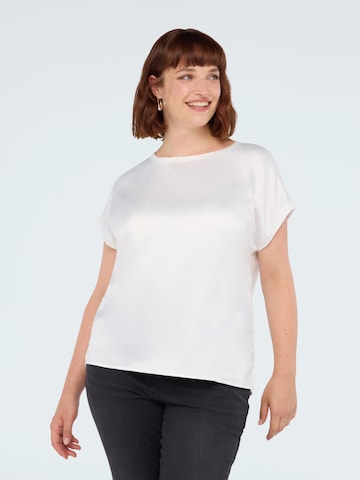Chemisier Fiorella Rubino en blanc