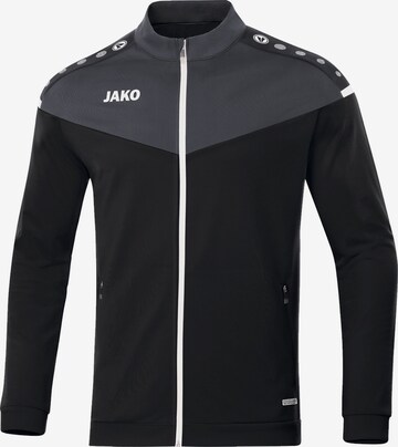 JAKO Athletic Jacket in Black: front