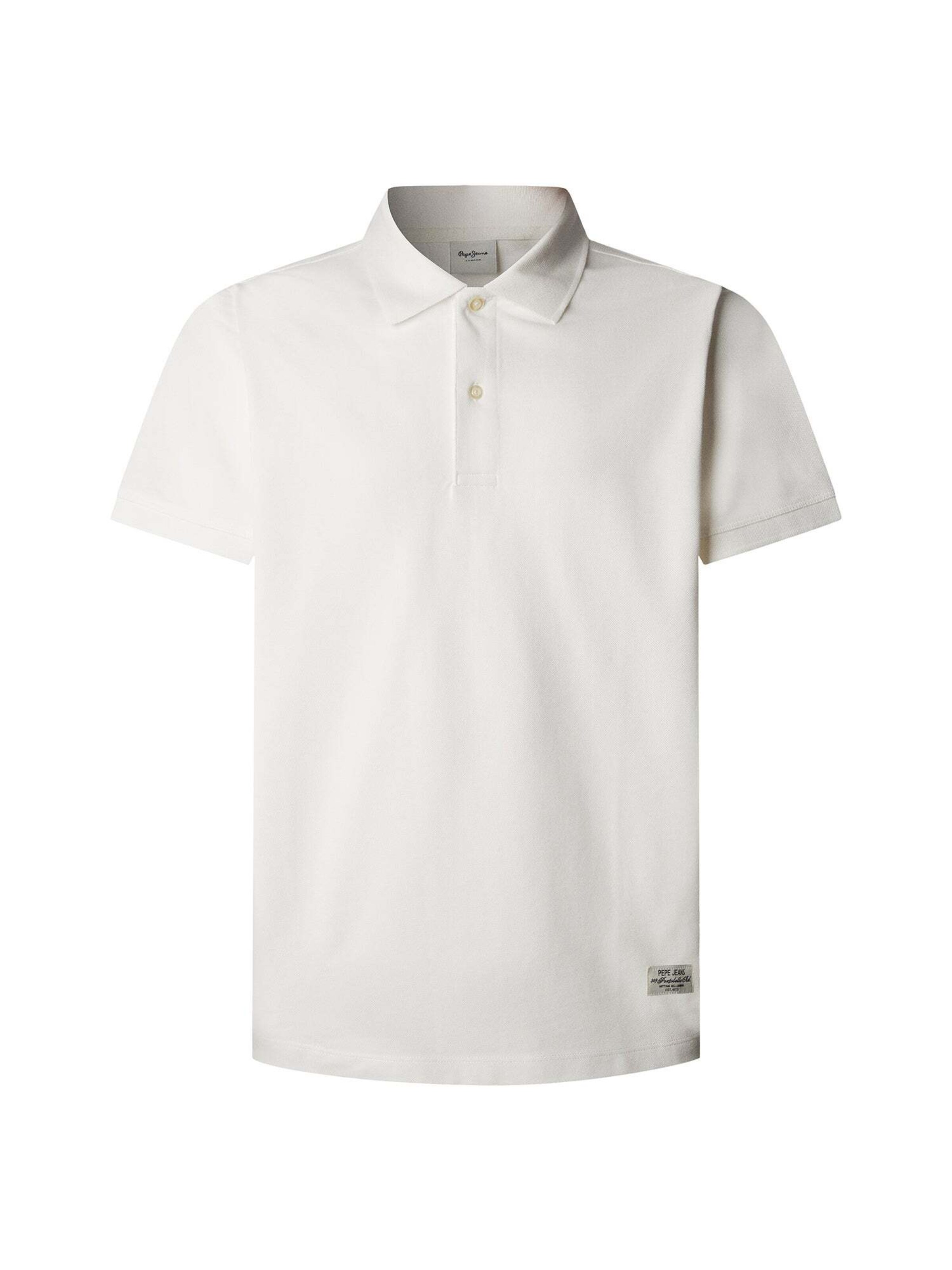 Pepe Jeans Poloshirt 'OWEN' in Weiß: Vorderseite
