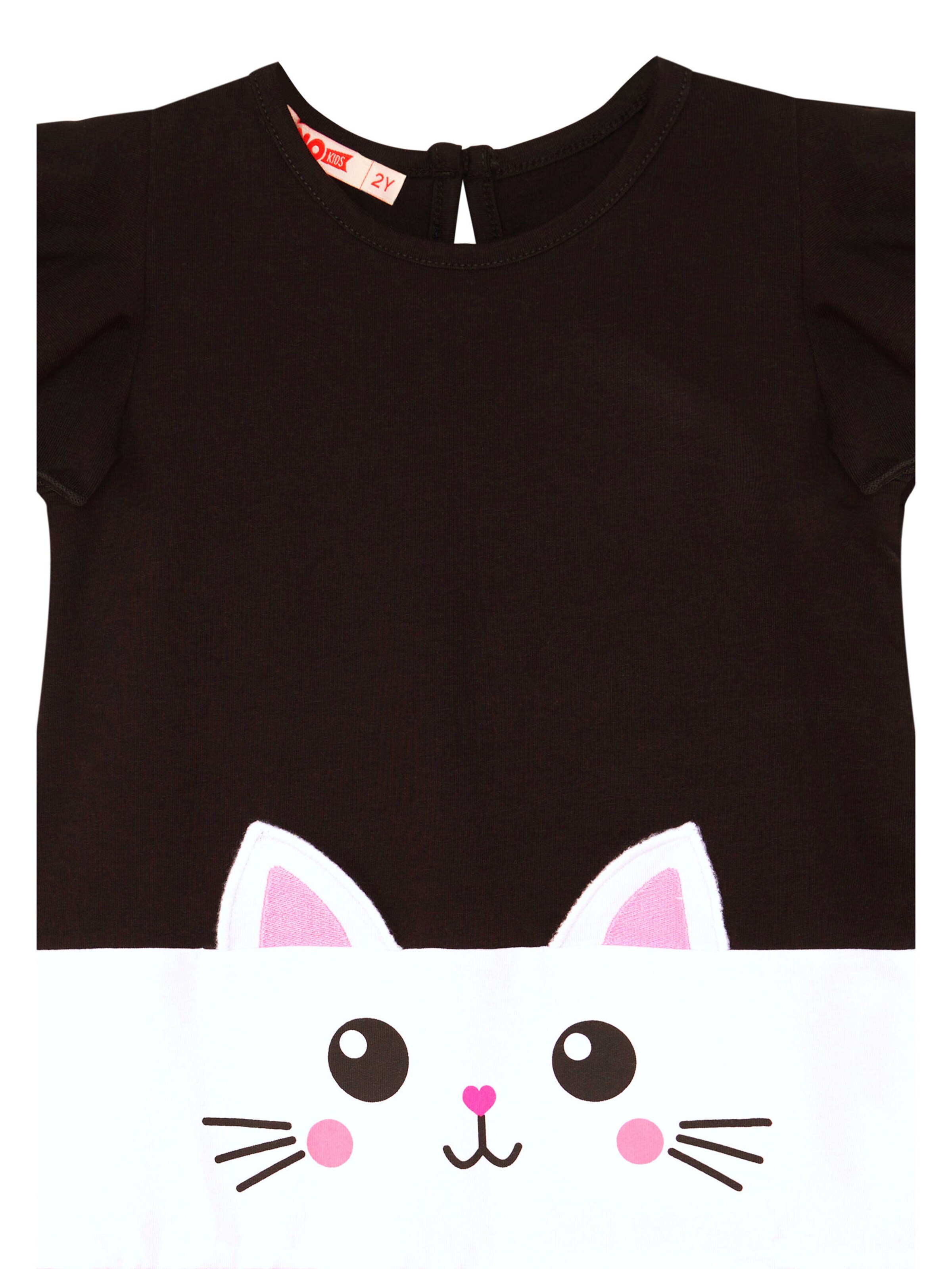 Robe 'Frill Cat' Denokids en noir