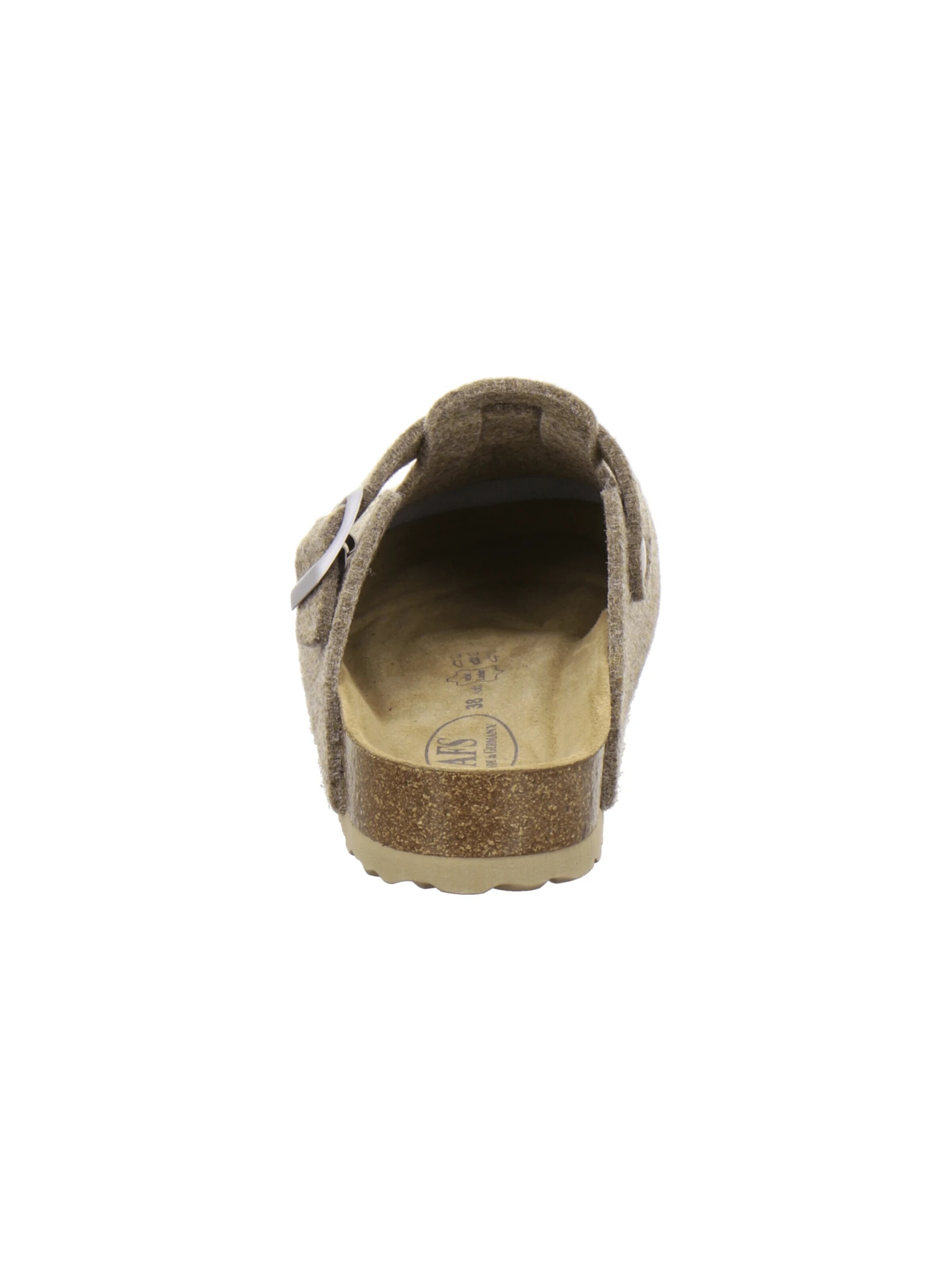 AFS-Schuhe - Zapatillas de casa 'Hausschuhe Damen Filz natur' en beige