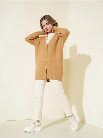 Cardigan Bigdart en marron