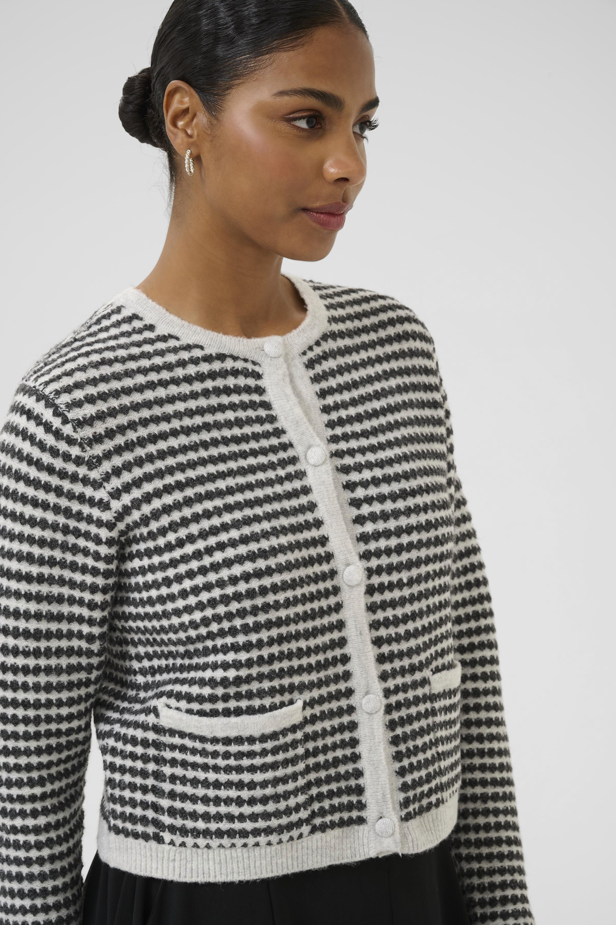 Kaffe Cardigan 'Ellery' i grå