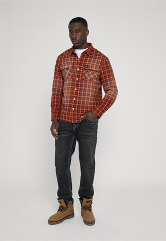 True Religion Regular fit Button Up Shirt in Brown