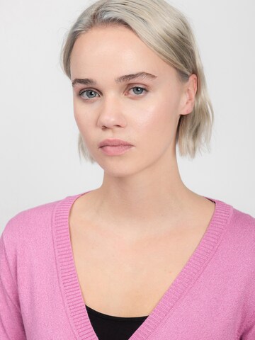 Influencer Strickjacke in Pink