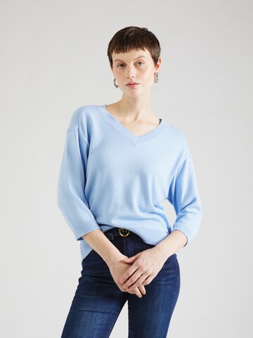 Pull-over MORE & MORE en bleu : devant