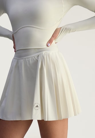 ADIDAS BY STELLA MCCARTNEY - Saia de desporto 'Training Pleated' em branco