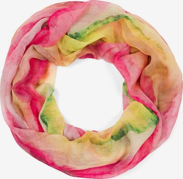 styleBREAKER Schlauchschal 'Loop Aquarell Farbverlauf' in Gelb: Vorderseite