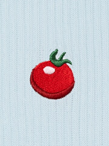 Von Jungfeld Socken 'Mix & Match Tennis mit Stickmotiven' in Blau