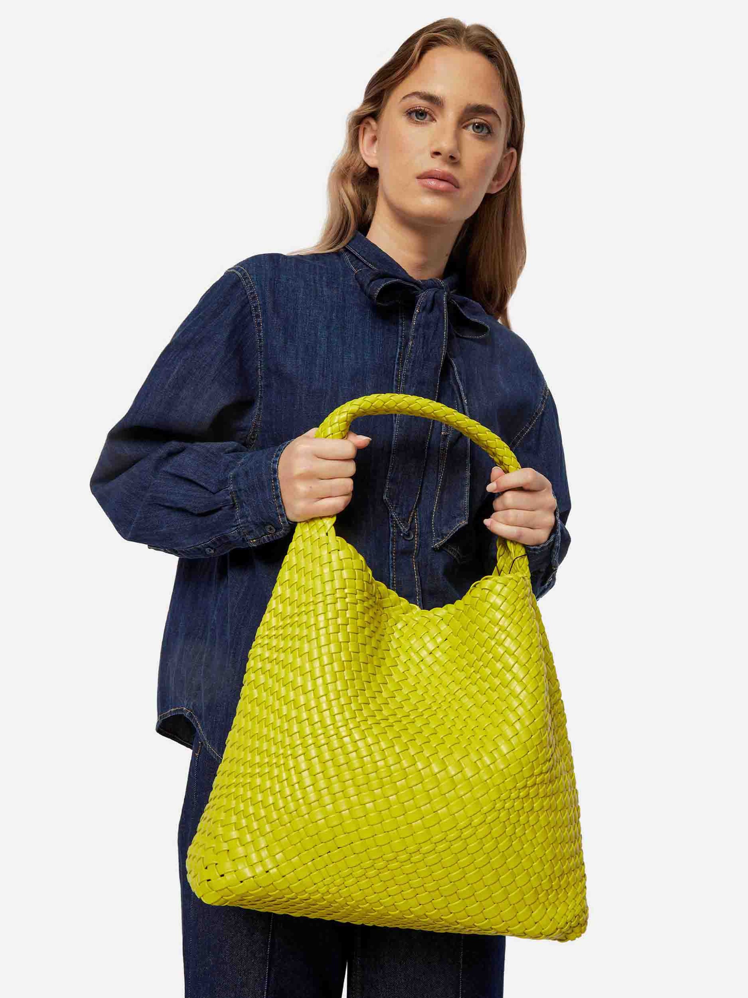 L37 HANDMADE SHOES Handbag 'KANSAS' in Yellow: front