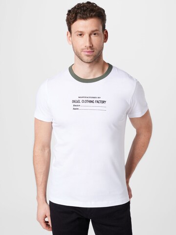 DIESEL T-Shirt 'DIEGOR' in Weiß: predná strana