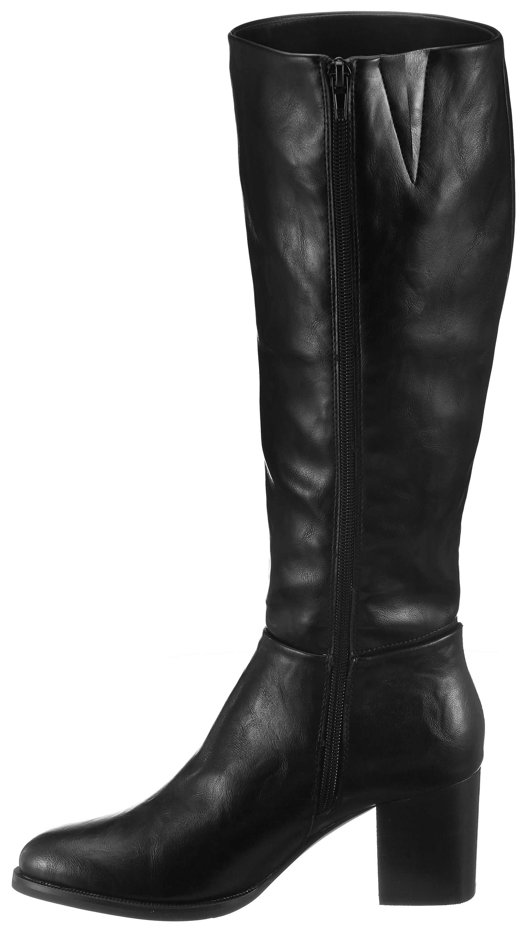 Aniston Boots in Black: front