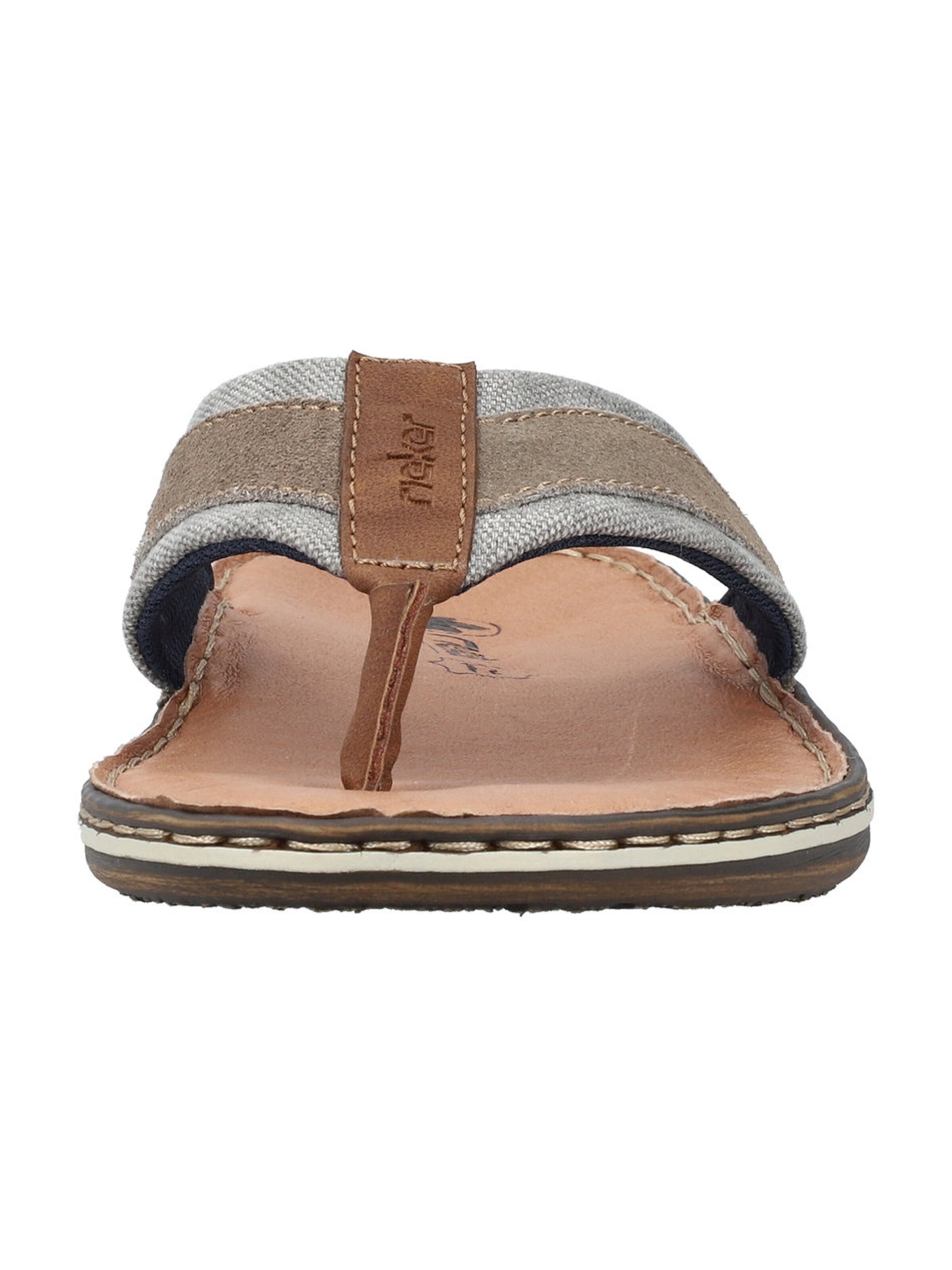 Rieker T-Bar Sandals in Brown