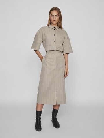 VILA Skirt 'MARLO' in Beige