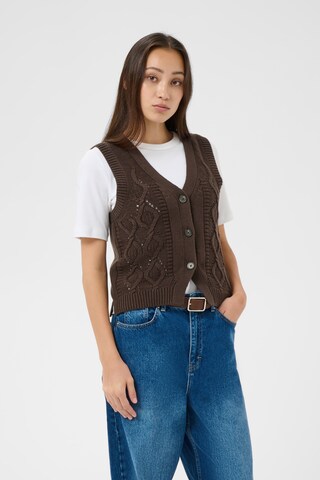 Gilet Part Two en marron : devant