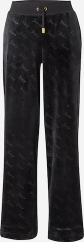 Juicy Couture Wide leg Broek 'Neve' in Zwart: voorkant
