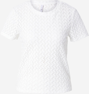 Hailys T-shirt 'Sa44dy' i vit: framsida