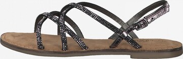 s.Oliver Strap sandal in Grey