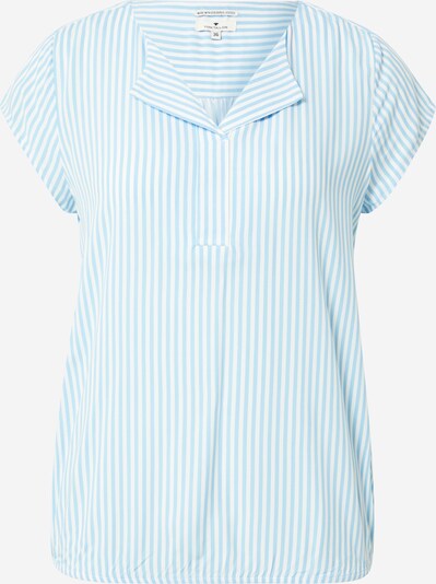 TOM TAILOR Bluse in hellblau / weiß, Produktansicht