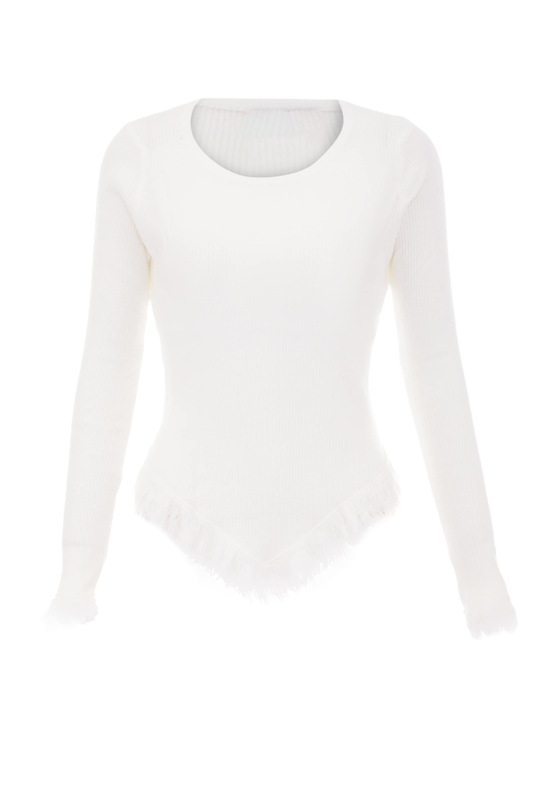 COBIE Sweater in White: front